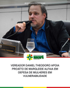 Vereador Daniel Theodoro apoia projeto de Margleide Alfaia em defesa de mulheres em vulnerabilidade