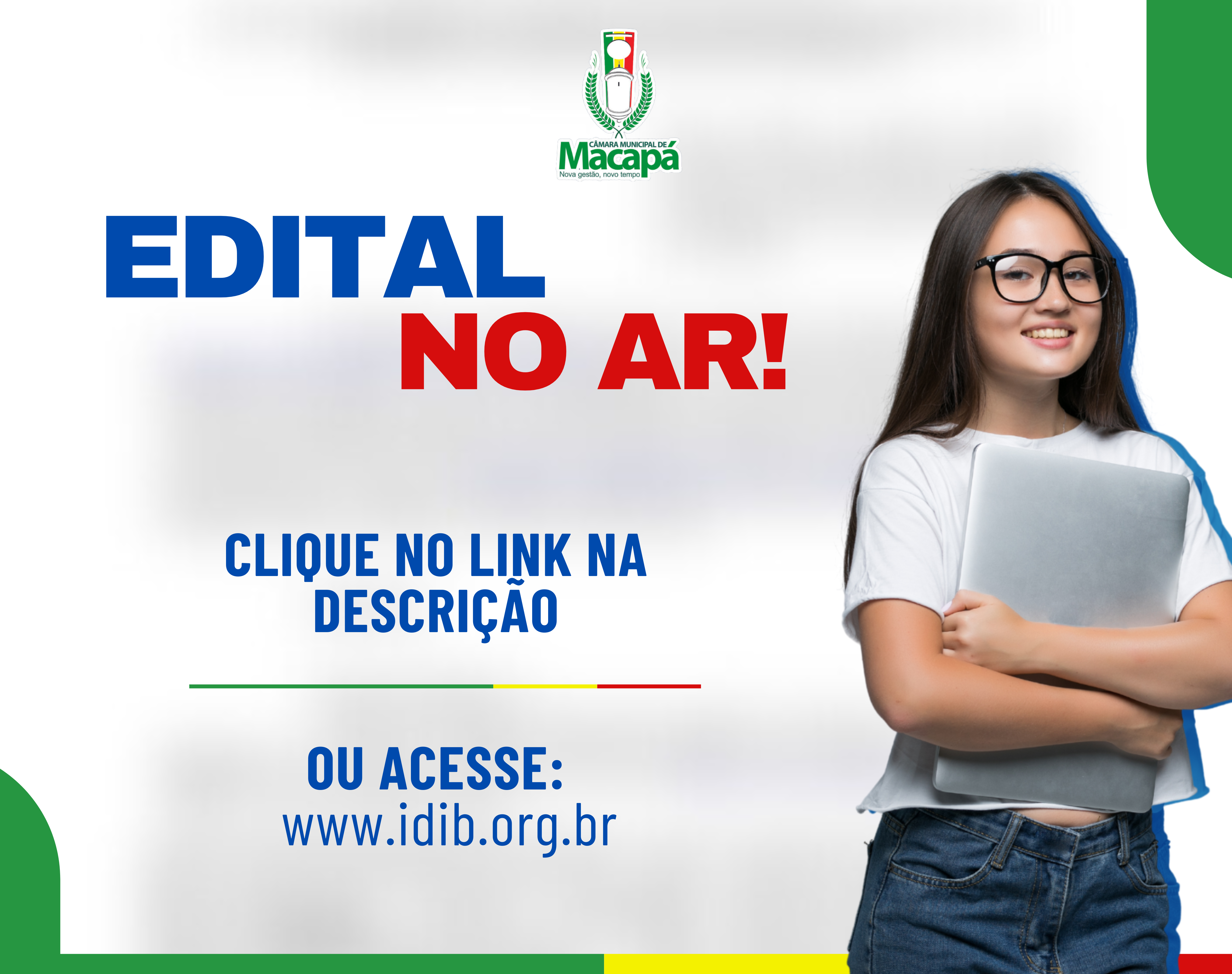 Câmara Municipal de Macapá lança Edital do primeiro concurso público da história. 