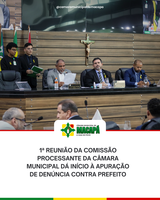1ª reunião da comissão processante da Câmara Municipal dá início à apuração de denúncia contra prefeito