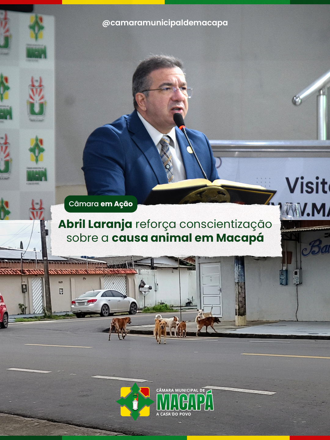Abril Laranja reforça conscientização sobre a causa animal em Macapá