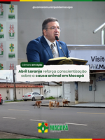 Abril Laranja reforça conscientização sobre a causa animal em Macapá