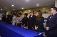 Acácio Favacho, participa de lançamento do Programa Criança Feliz, no Amapá