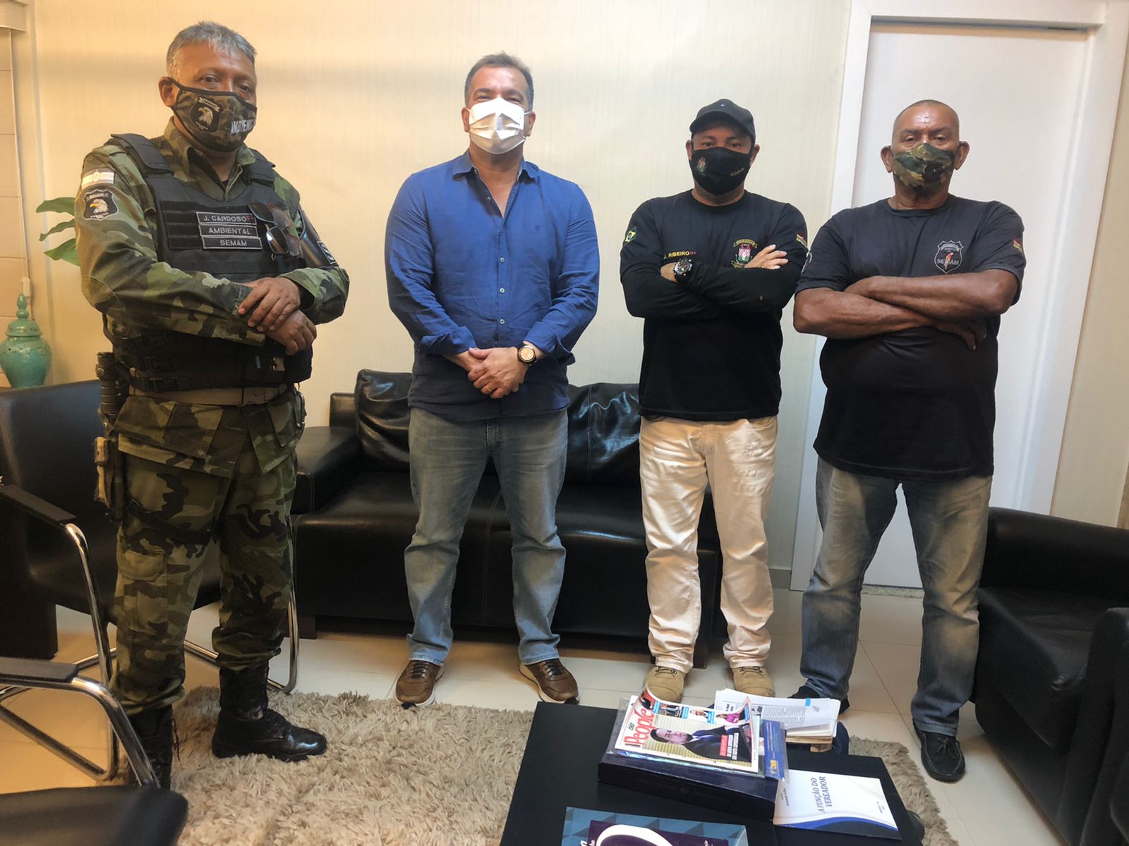 Agentes de defesa ambiental do município buscam apoio da Câmara Municipal de Macapá para continuar com a fiscalização noturna