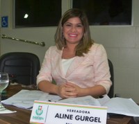 Aline Gurgel fala do projeto “Vereadora na Comunidade”.