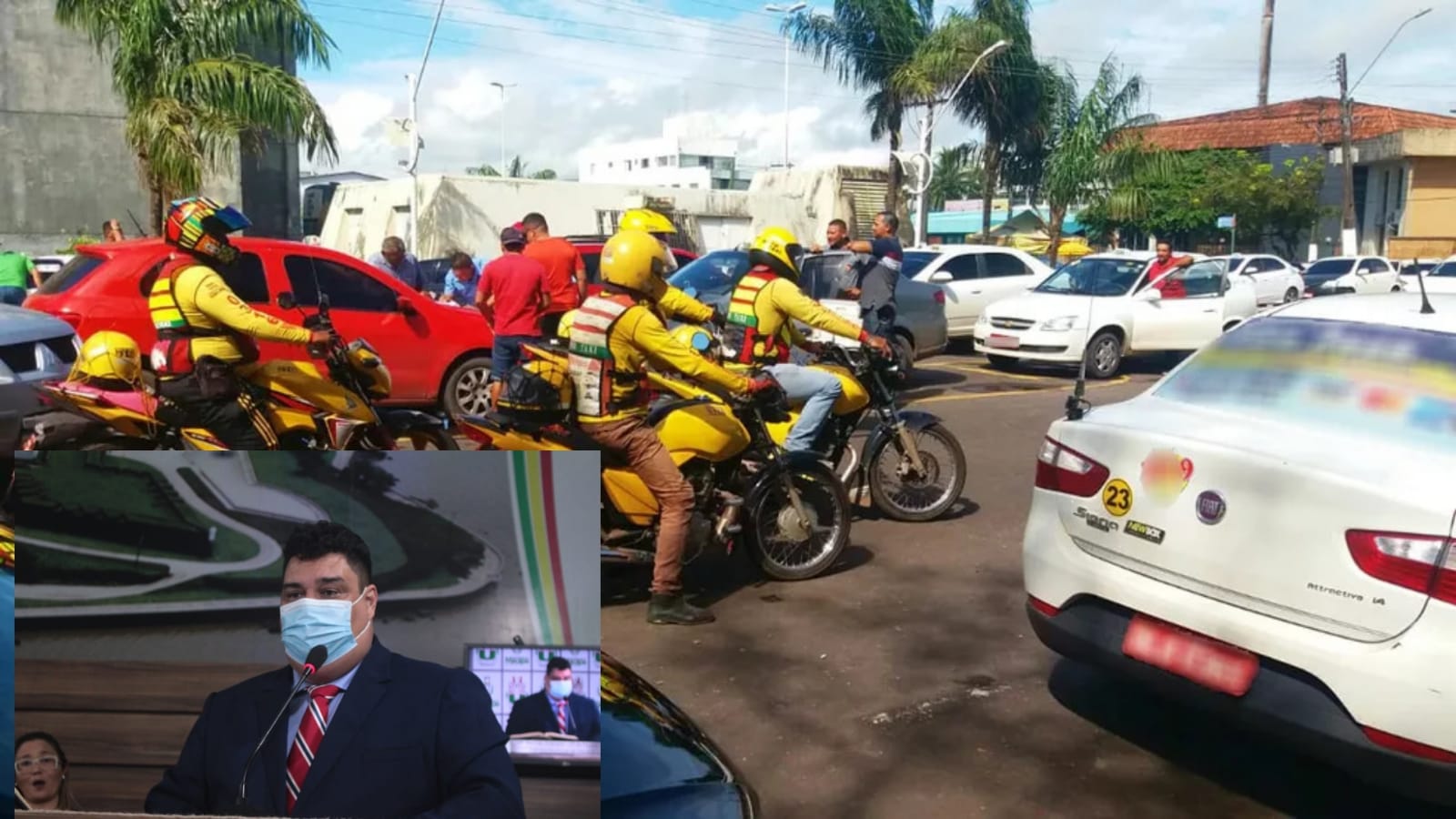 André Lima pede suspensão de taxa de licença de tráfego aos taxistas e mototaxistas