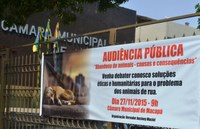 Auciney Maciel propõe audiência pública para discutir abandono de animais domésticos
