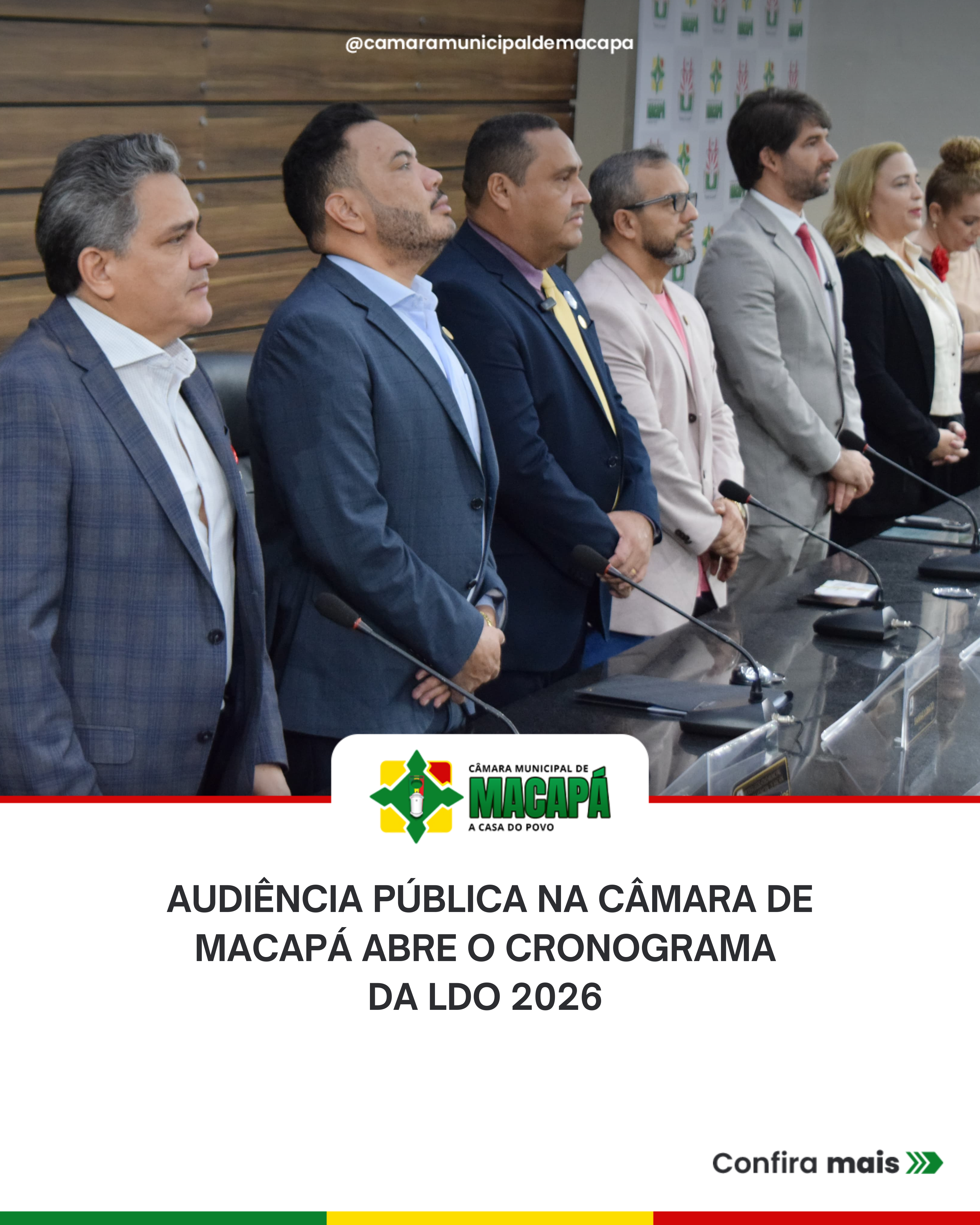 Audiência pública na Câmara de Macapá abre o cronograma da LDO 2026 