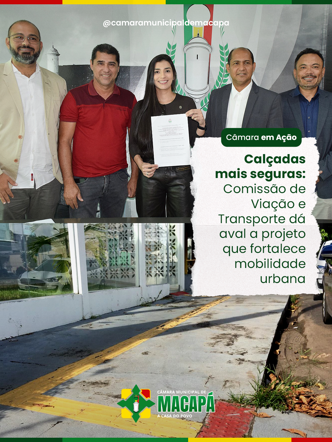 Calçadas mais seguras: Comissão de Viação e Transporte dá aval a projeto que fortalece mobilidade urbana