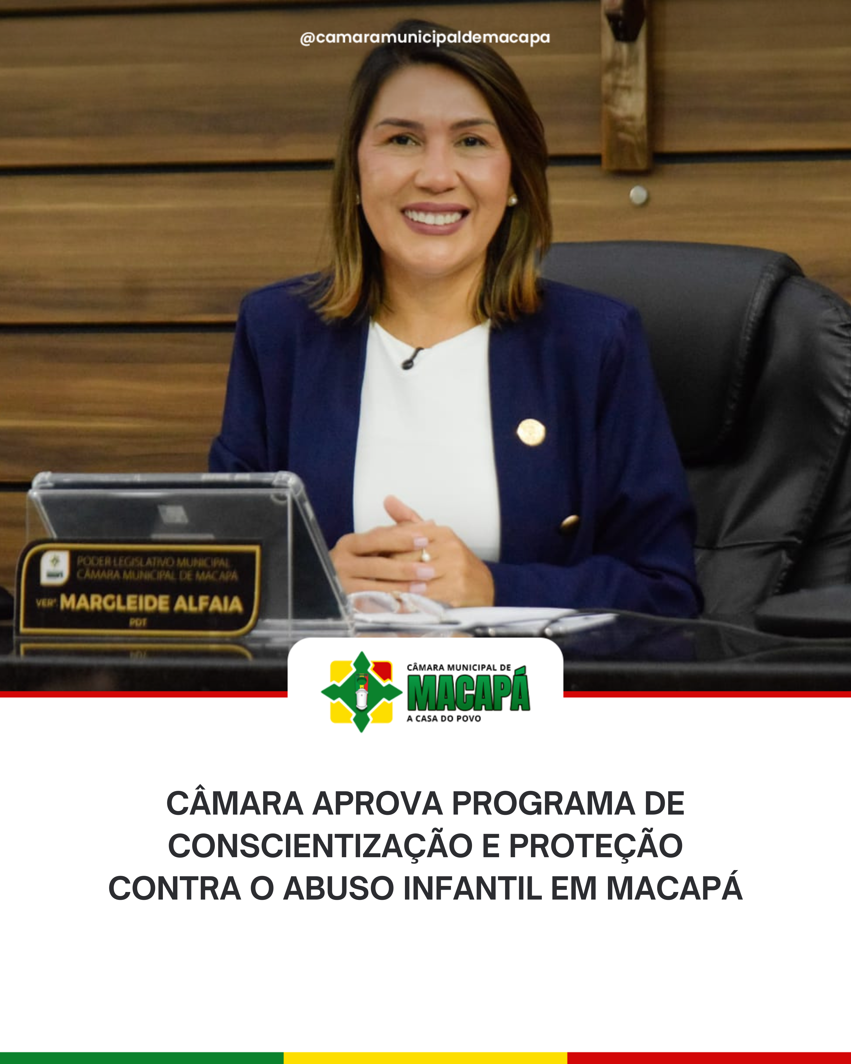 Câmara aprova Programa de Conscientização e Proteção Contra o Abuso Infantil em Macapá