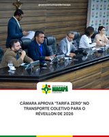 Câmara aprova "Tarifa Zero" no transporte coletivo para o Réveillon de 2026