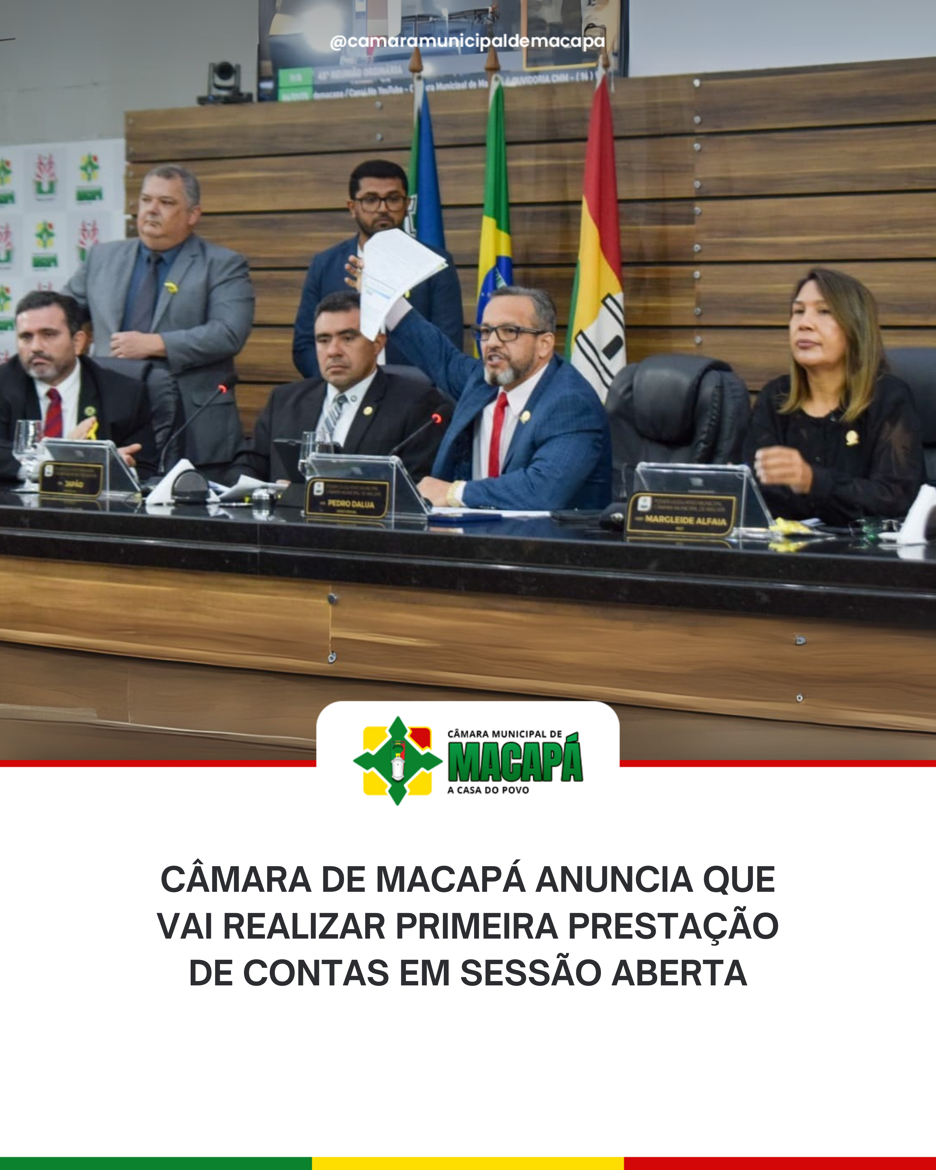 Câmara de Macapá anuncia que vai realizar primeira prestação de contas em sessão aberta