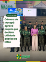 Câmara de Macapá aprova projeto que declara utilidade pública do ICMA 