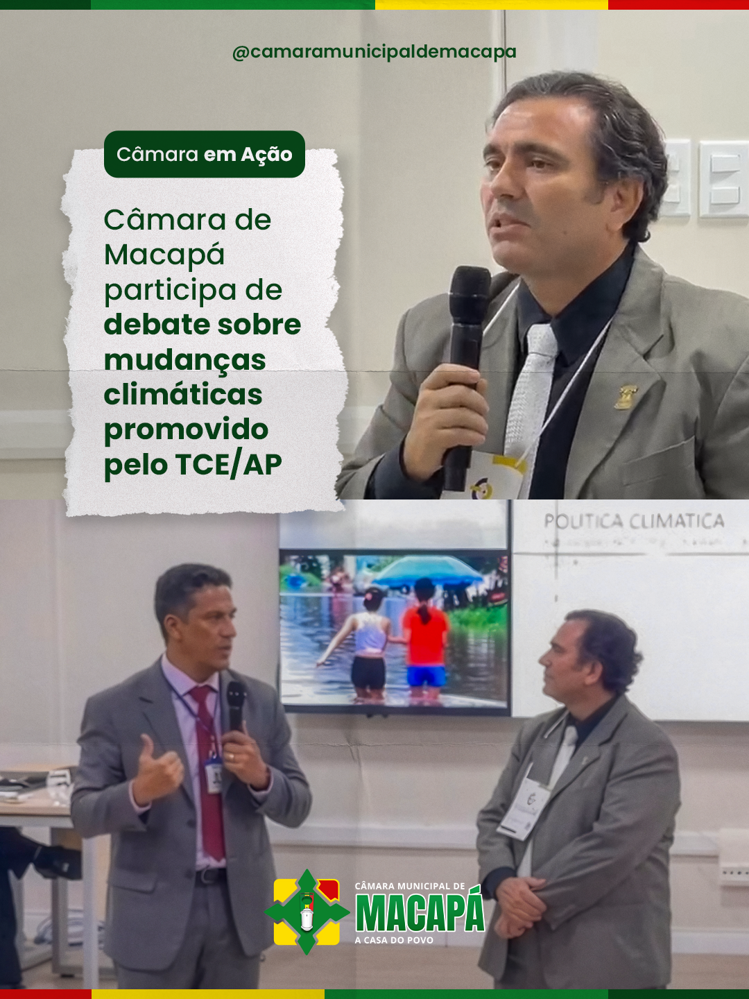 Câmara de Macapá participa de debate sobre mudanças climáticas promovido pelo TCE/AP