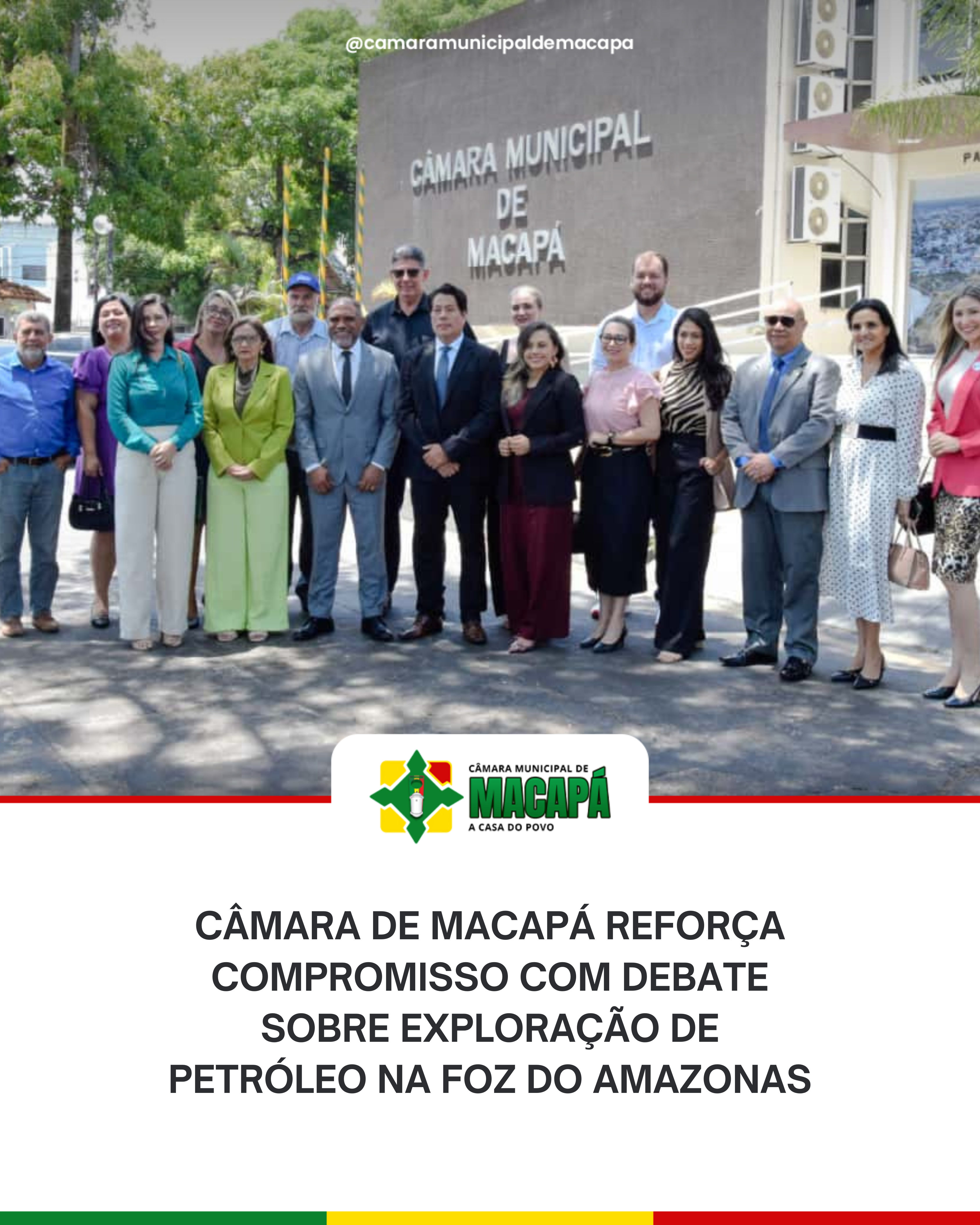 Câmara de Macapá reforça compromisso com debate sobre exploração de petróleo na Foz do Amazonas