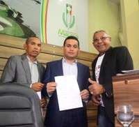 Câmara de Vereadores de Macapá recebe ex-jogadores que buscam apoio para reforma do Estadio “Glicerão”.