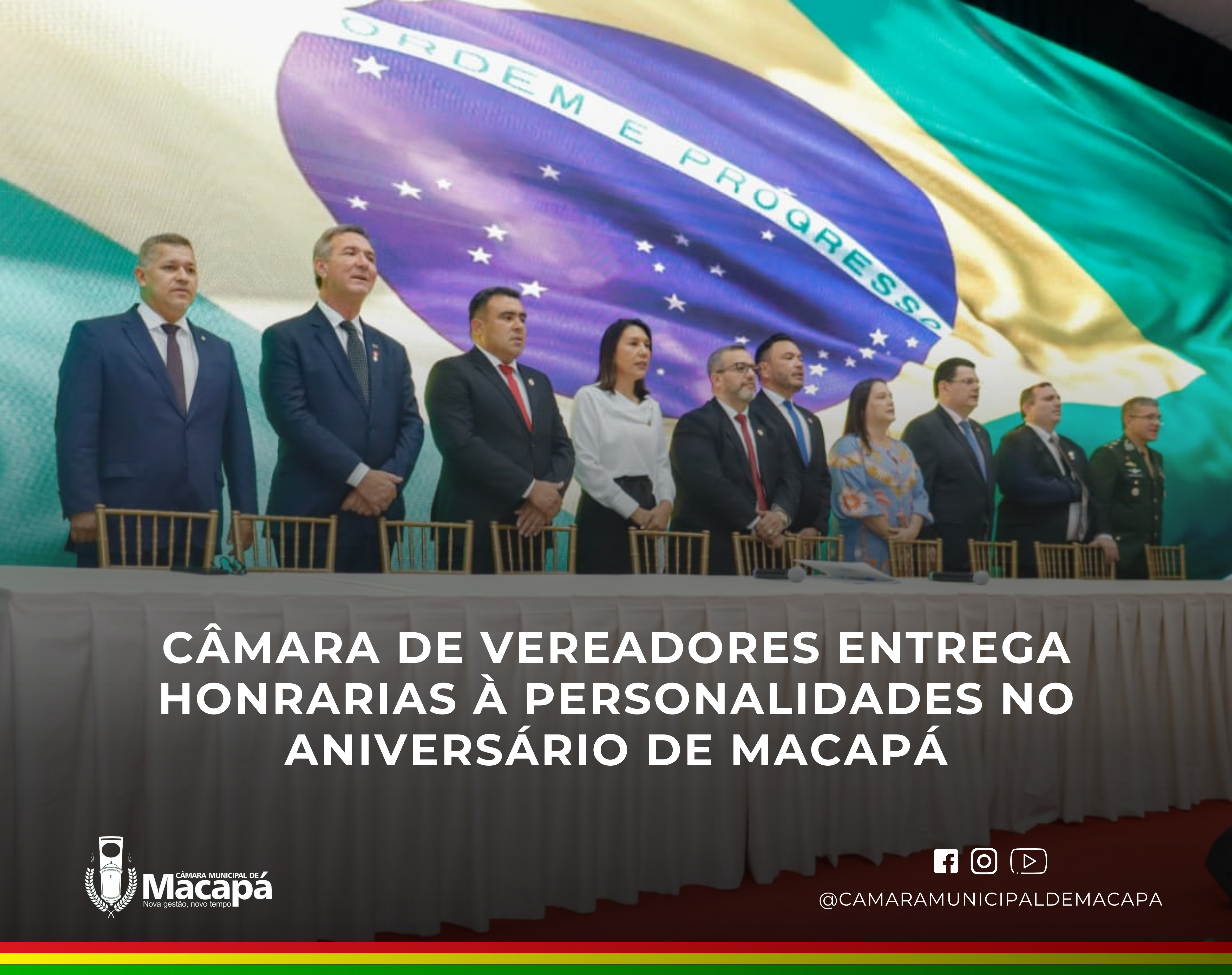 Câmara de Vereadores entrega honrarias à personalidades no aniversário de Macapá
