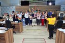 Câmara de Vereadores recepciona imagem peregrina do padroeiro São José