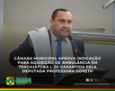 Câmara Municipal aprova indicação para aquisição de ambulância em Tracajatuba I, já garantida pela deputada Professora Goreth