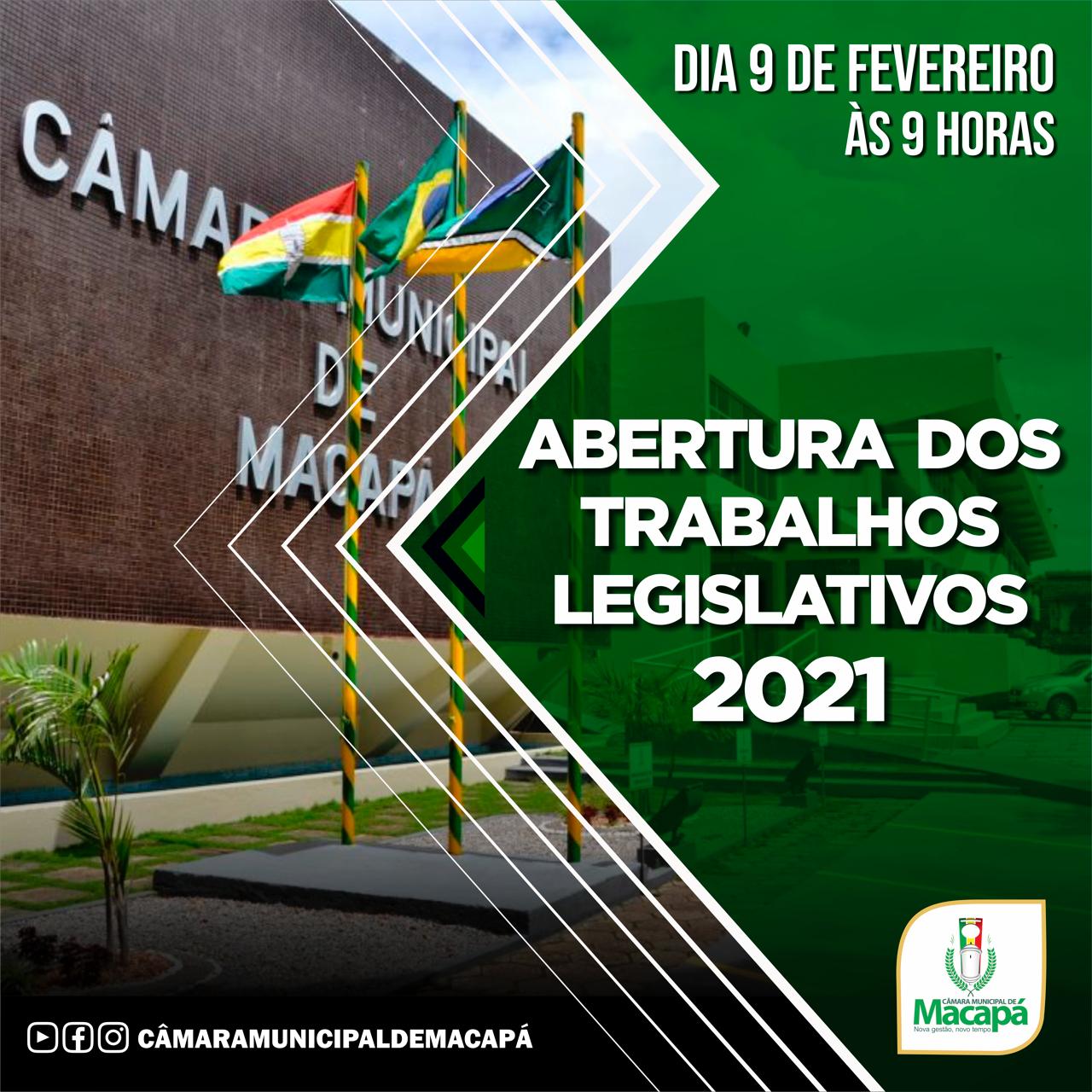 Câmara Municipal de Macapá abre ano legislativo nesta terça-feira