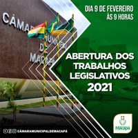 Câmara Municipal de Macapá abre ano legislativo nesta terça-feira