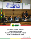 Câmara Municipal reforça compromisso com a transparência em prestação de contas da mesa diretora