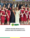 Câmara recebe Bruna Silva e anuncia Miss dos Bairros 2025
