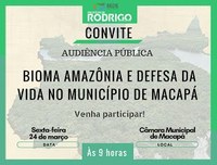 Campanha da Fraternidade 2017: Audiência pública debate o Bioma Amazônia na Câmara de Vereadores