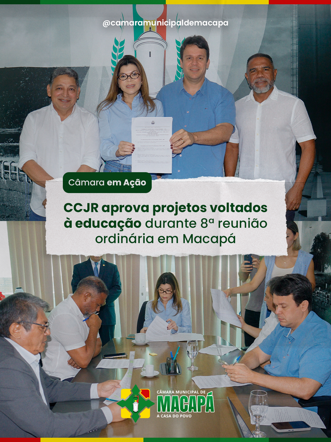 CCJR aprova projetos voltados à educação durante 8ª reunião ordinária em Macapá