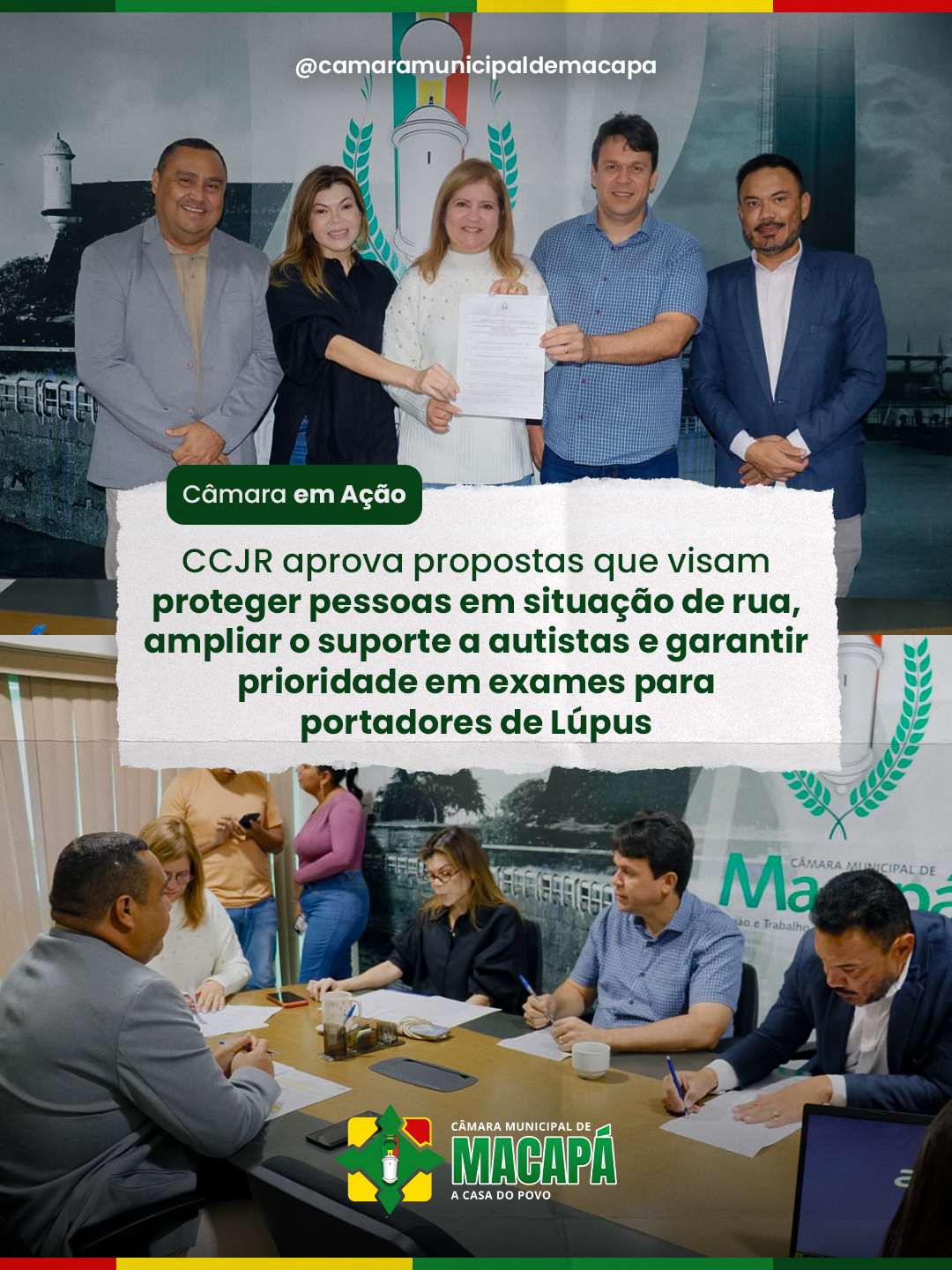 CCJR aprova propostas que visam proteger pessoas em situação de rua, ampliar o suporte a autistas e garantir prioridade em exames para portadores de Lúpus