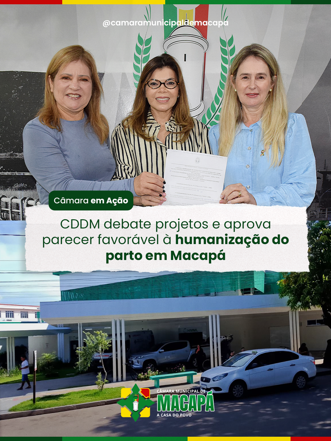 CDDM debate projetos e aprova parecer favorável à humanização do parto em Macapá