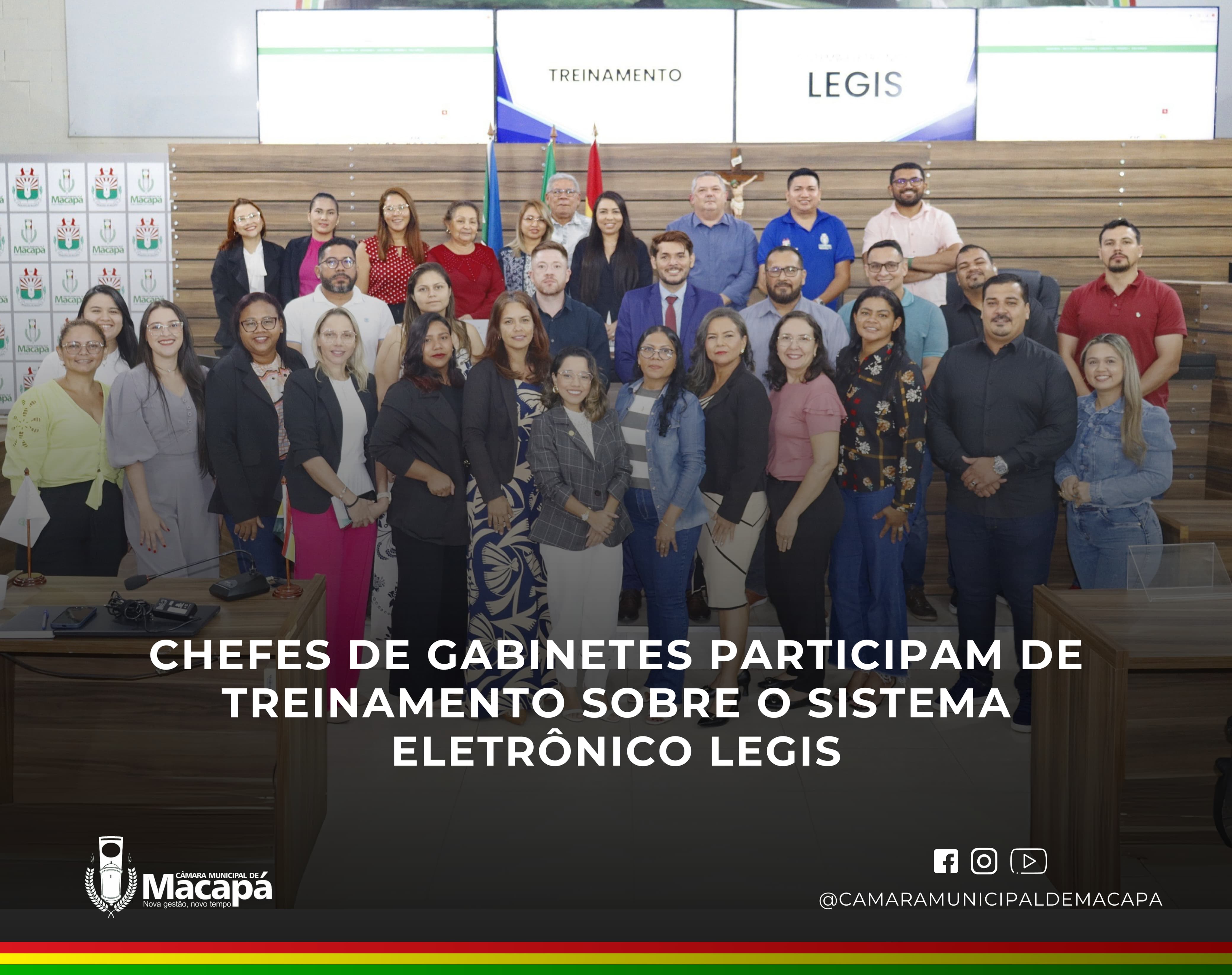  Chefes de gabinetes participam de treinamento sobre o Sistema Eletrônico LEGIS