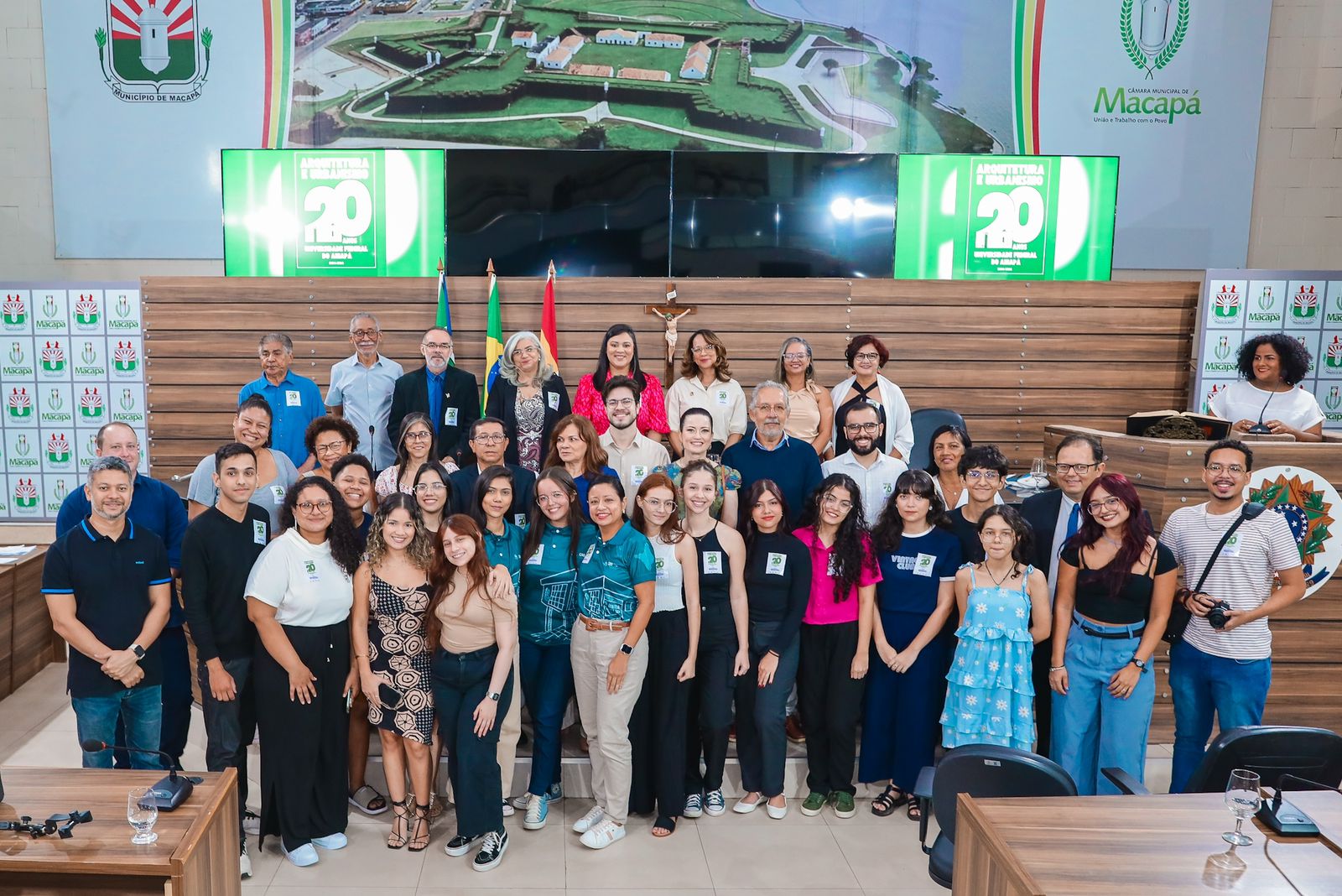 CMM homenageia professores do curso de Arquitetura Urbanismo da Unifap com Títulos Honoríficos e Moção de Aplausos