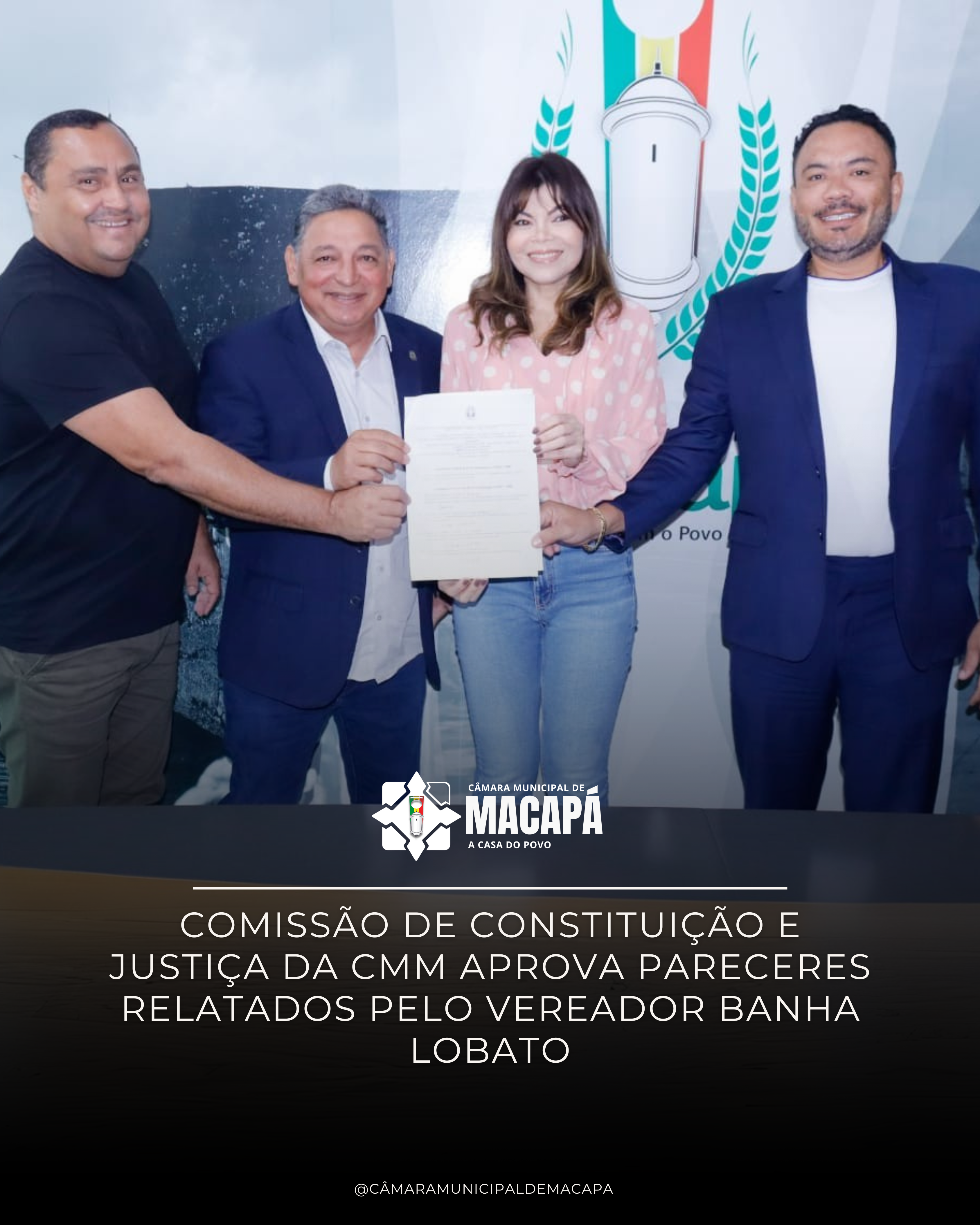 Comissão de Constituição e Justiça da CMM aprova pareceres relatados pelo vereador Banha Lobato