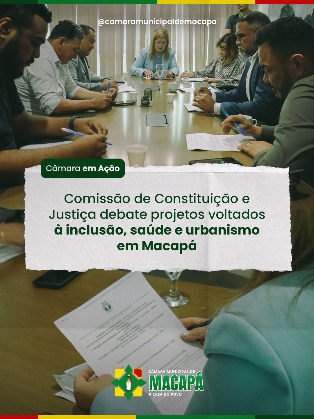 Comissão de Constituição e Justiça debate projetos voltados à inclusão, saúde e urbanismo em Macapá