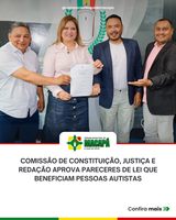 Comissão de Constituição, Justiça e Redação aprova pareceres de lei que beneficiam pessoas autistas