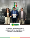 Comissão de Defesa do Meio Ambiente define relatorias em reunião extraordinária 