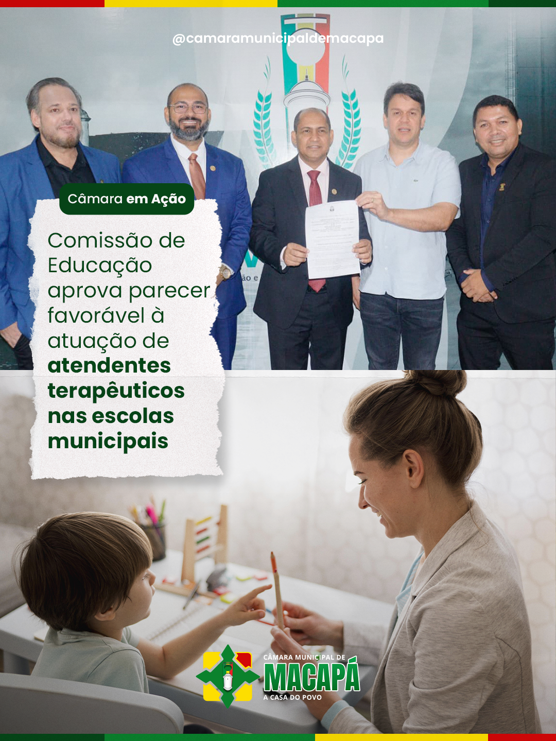 Comissão de Educação aprova parecer favorável à atuação de atendentes terapêuticos nas escolas municipais
