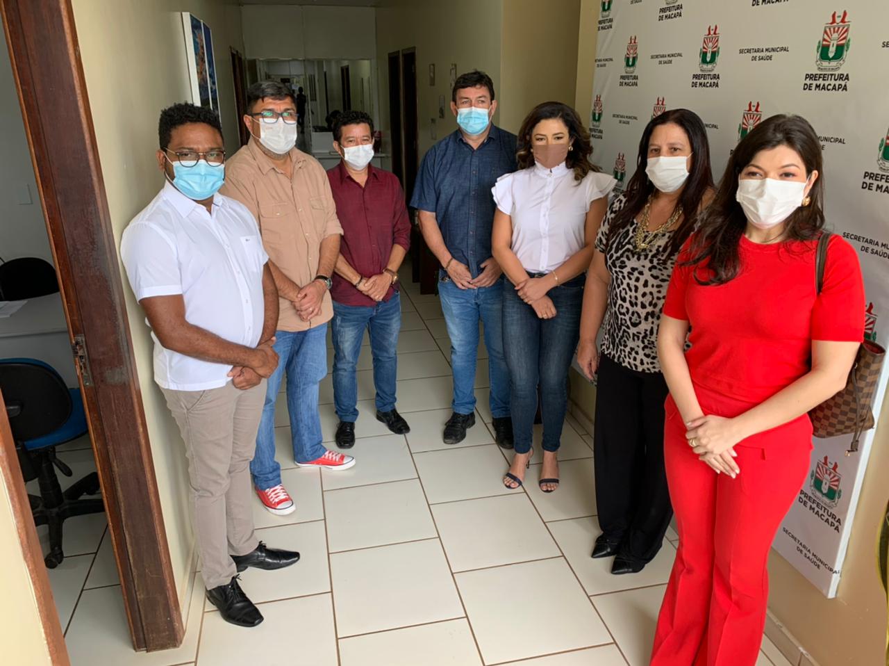 Comissão de Fiscalização e Acompanhamento da Covid-19 da CMM cumpre agenda na SEMSA