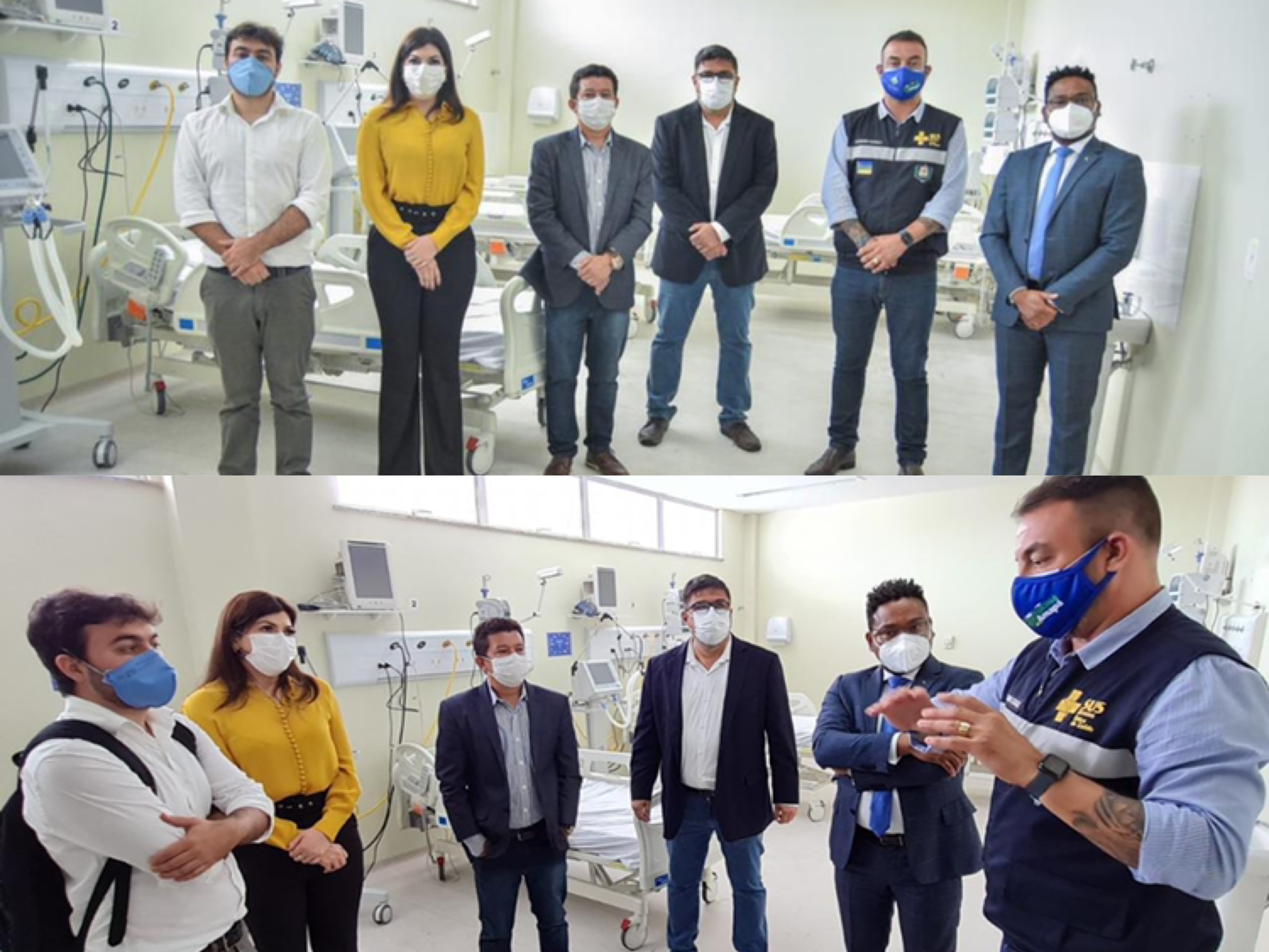 Comissão de Fiscalização e Combate ao Coronavírus da CMM inspeciona Centro Covid 2 na Zona Norte