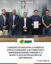 Comissão de Indústria e Comércio aprova pareceres que fomentam o empreendedorismo feminino e o respeito aos entregadores de encomendas