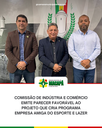 Comissão de Indústria e Comércio emite parecer favorável ao projeto que cria programa Empresa Amiga do Esporte e Lazer
