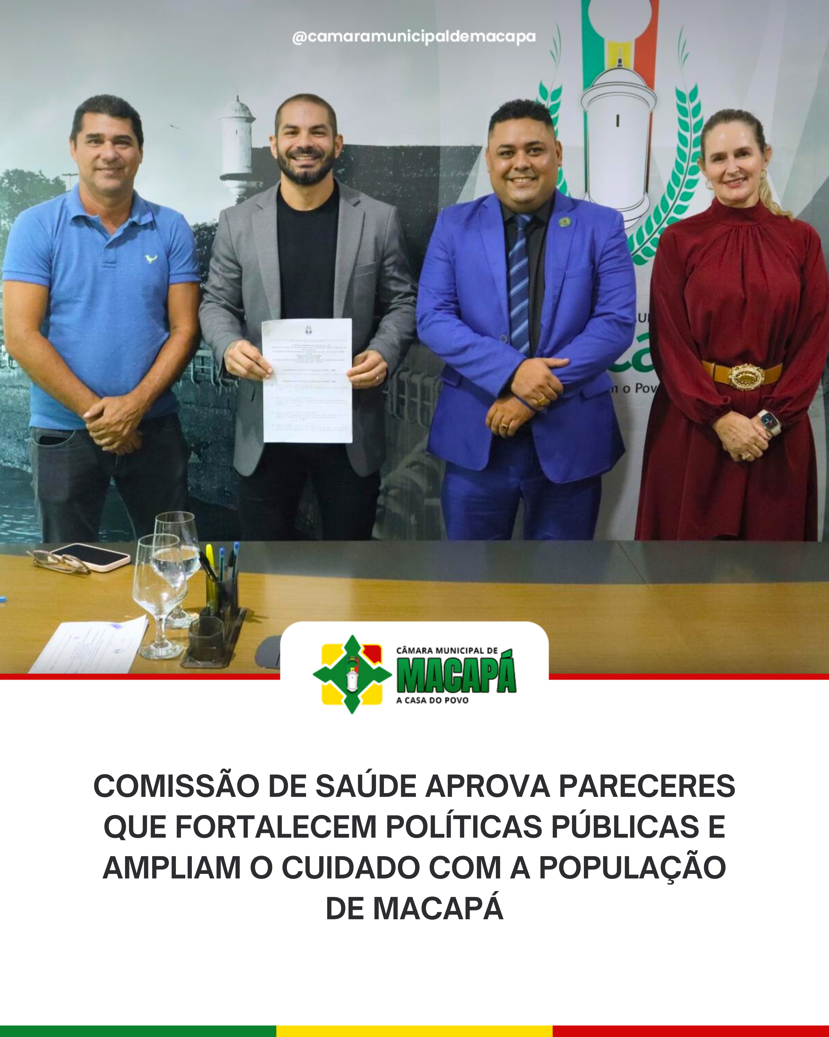 Comissão de Saúde aprova pareceres que fortalecem políticas públicas e ampliam o cuidado com a população de Macapá