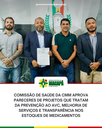 Comissão de Saúde da CMM aprova pareceres de projetos que tratam da prevenção ao AVC, melhoria de serviços e transparência nos estoques de medicamentos