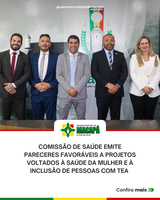 Comissão de Saúde emite pareceres favoráveis a projetos voltados à saúde da mulher e à inclusão de pessoas com TEA 