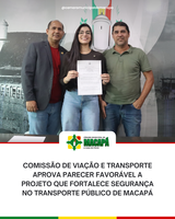 Comissão de Viação e Transporte aprova parecer favorável a projeto que fortalece segurança no transporte público de Macapá