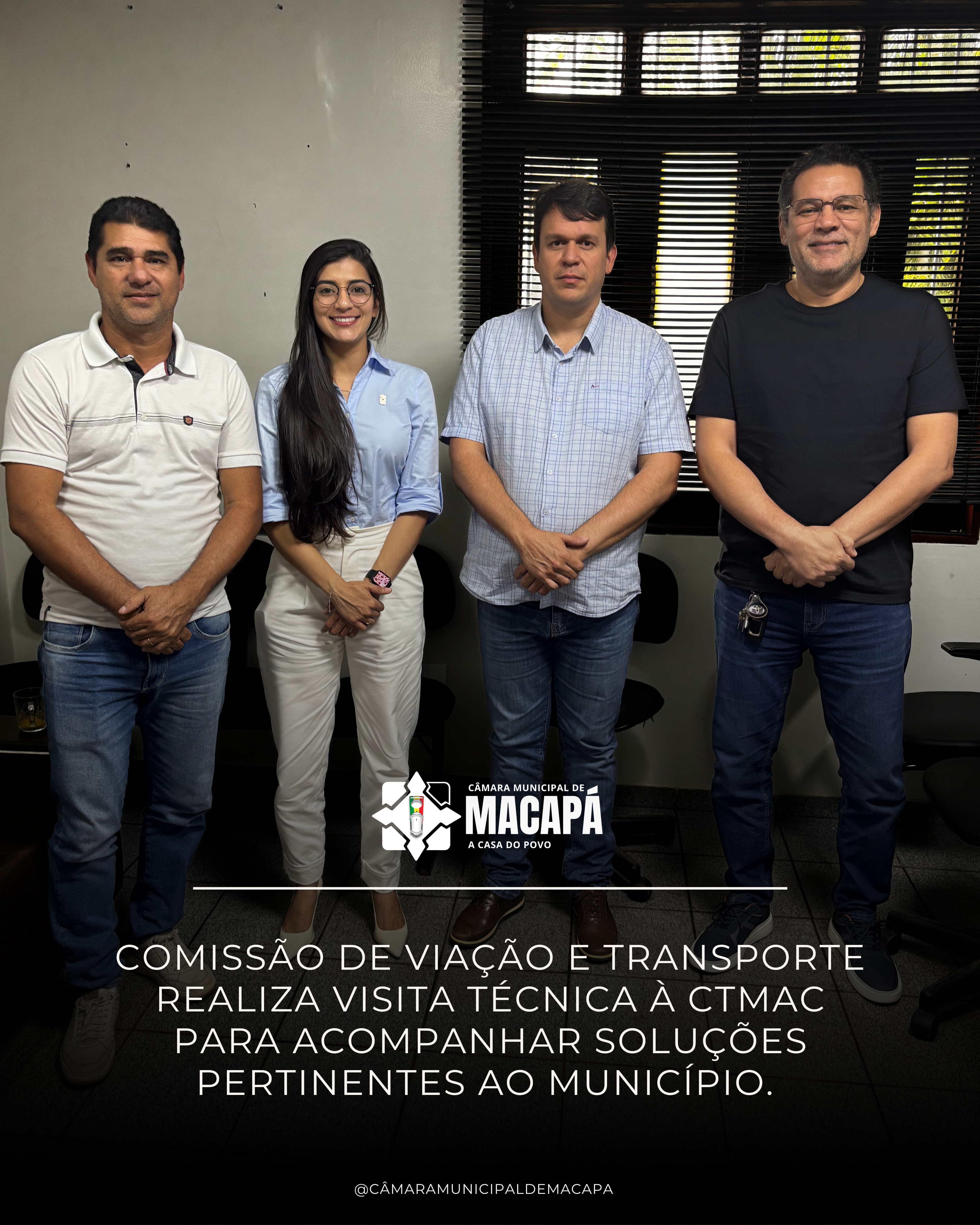 Comissão de Viação e Transporte realiza visita técnica à CTMAC para acompanhar soluções pertinentes ao município. 