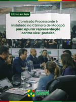 Comissão Processante é instalada na Câmara de Macapá para apurar representação contra vice-prefeito