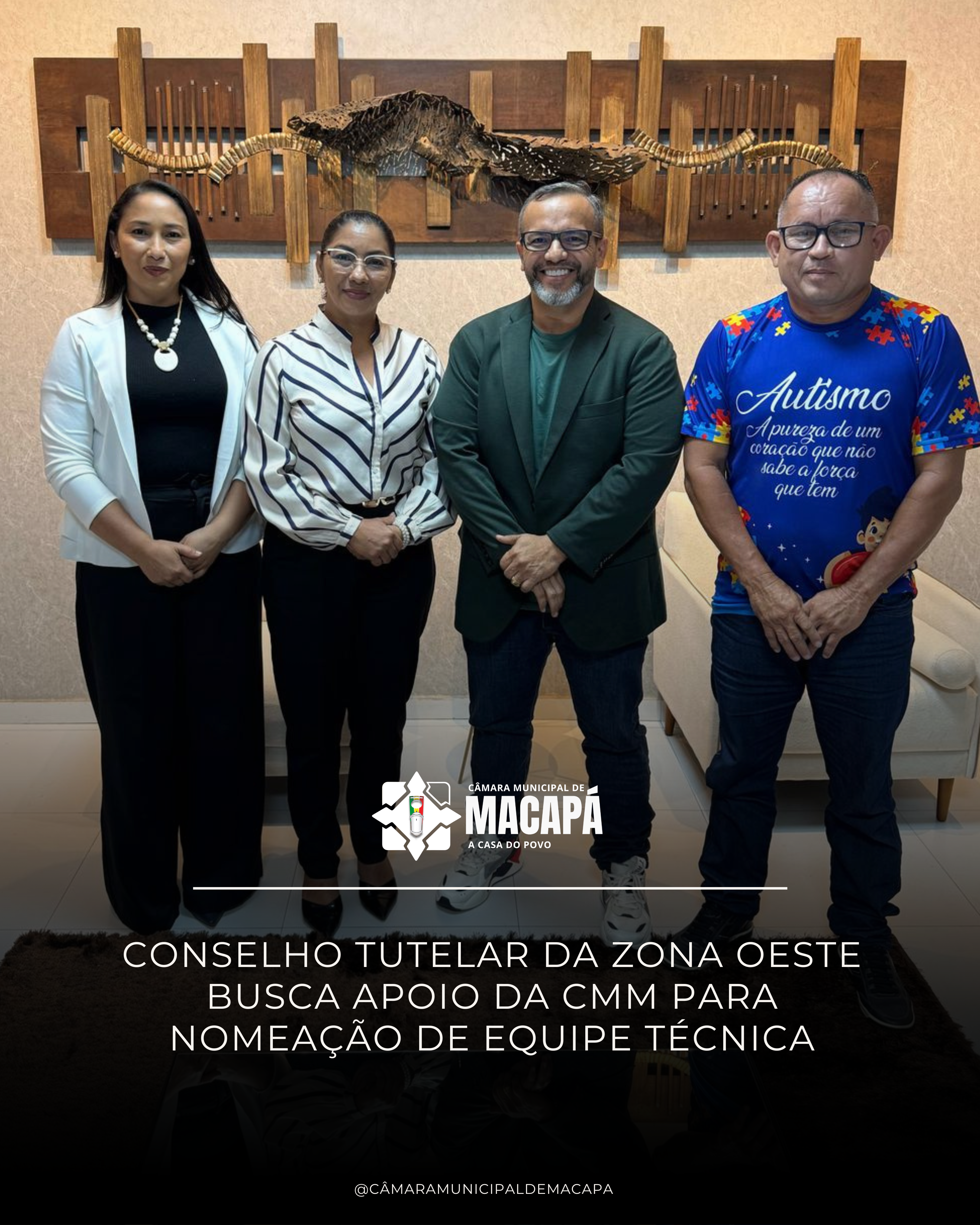Conselho Tutelar da Zona Oeste busca apoio da CMM para nomeação de equipe técnica