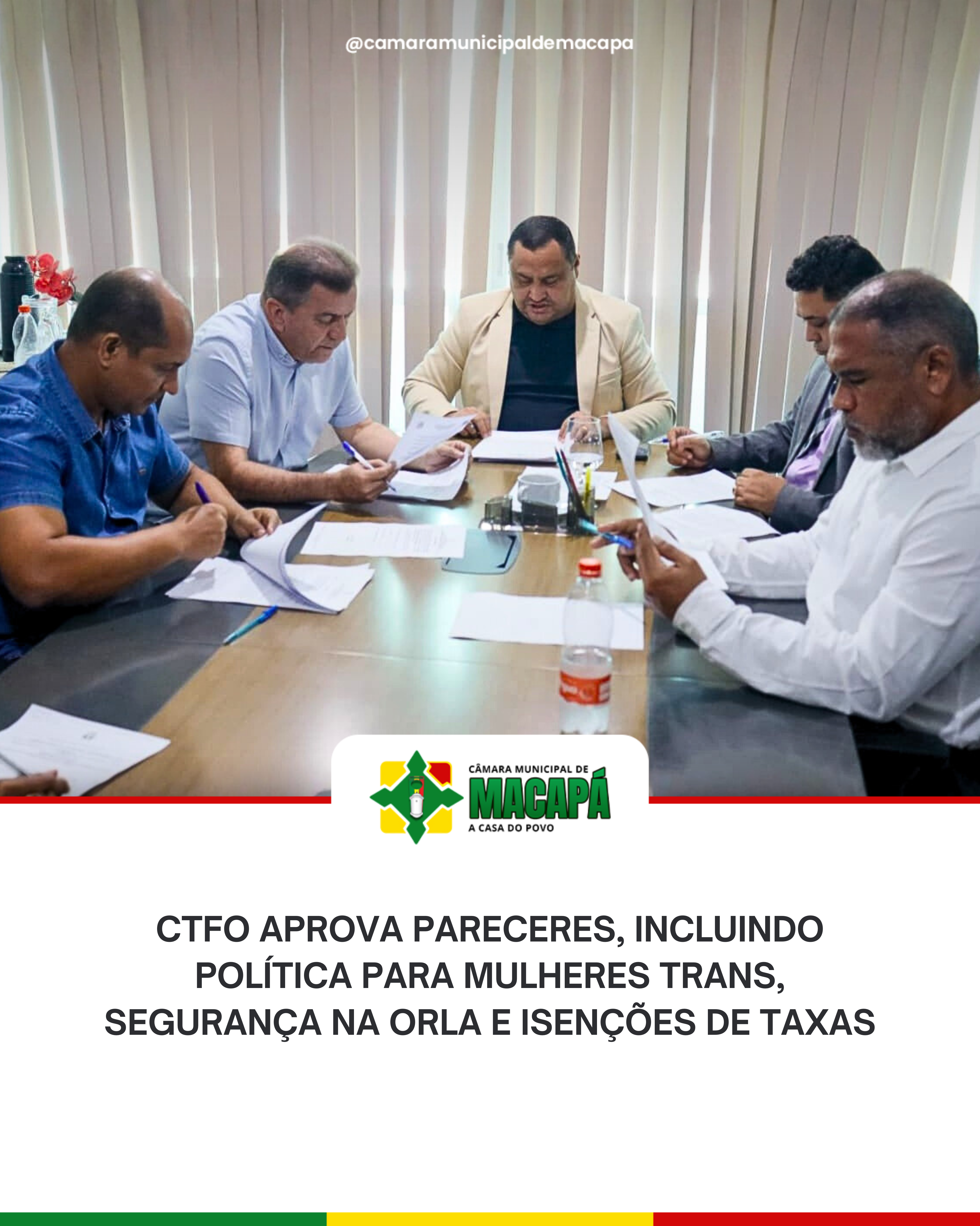 CTFO aprova pareceres, incluindo Política para Mulheres Trans, Segurança na Orla e Isenções de Taxas
