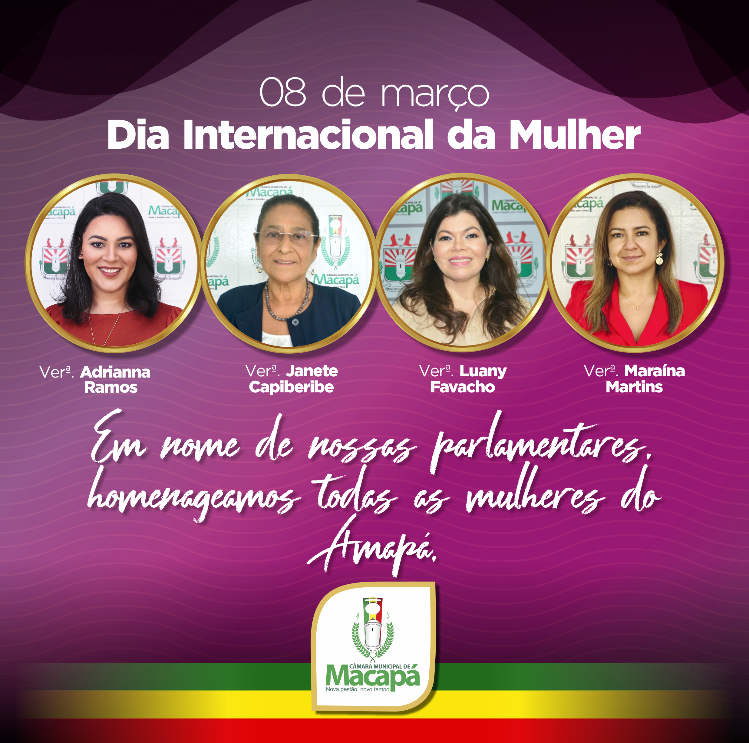 Feliz dia da Mulher!